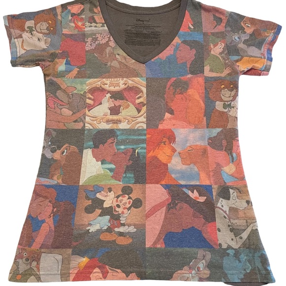 Disney Character Fitted V-Neck T-shirt. Size M - Picture 4 of 5